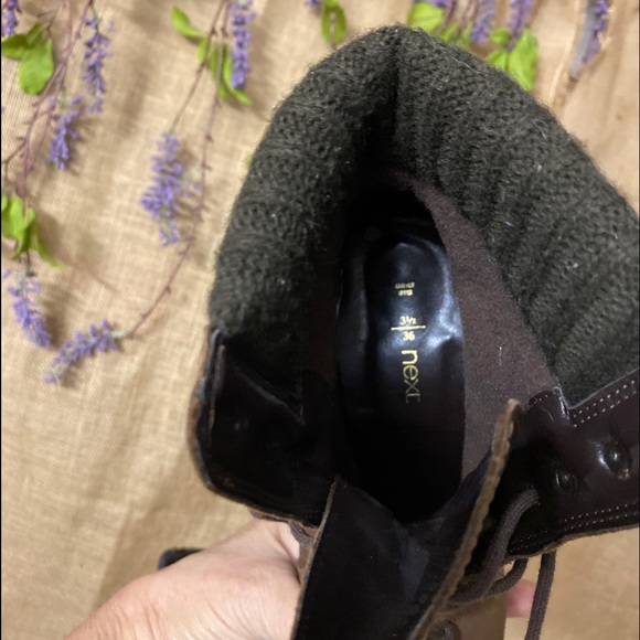 Cute Luge Moto Style Boot Authentic Leather Brown Booties - Picture 6 of 6